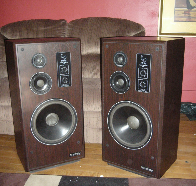 Vintage Infinity Studio Monitor 120 Speakers - Big sound - REDUCED For