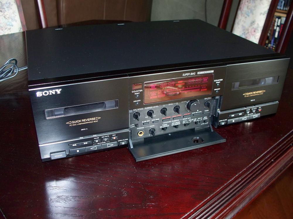 Sony's BEST Dual Cassette deck! TC WR99ES Last of the Full Function