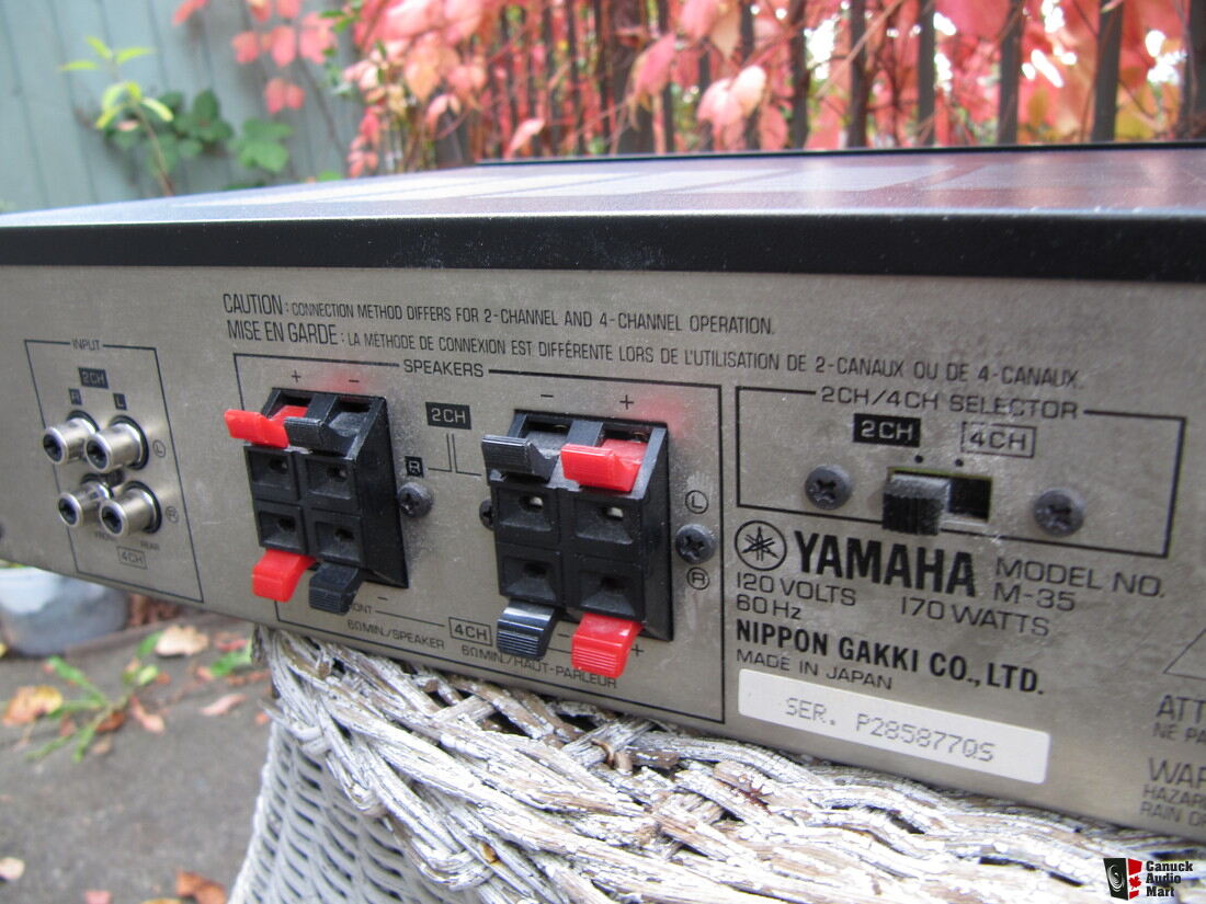 Yamaha M-35 Power Amp ( 2 / 4-Channel) Photo #1070269 ...