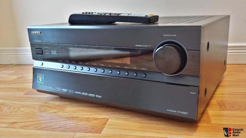 Onkyo TX-NR807 Ultra THX 7.2 (135 Watts X 7) Home Theater Receiver ...