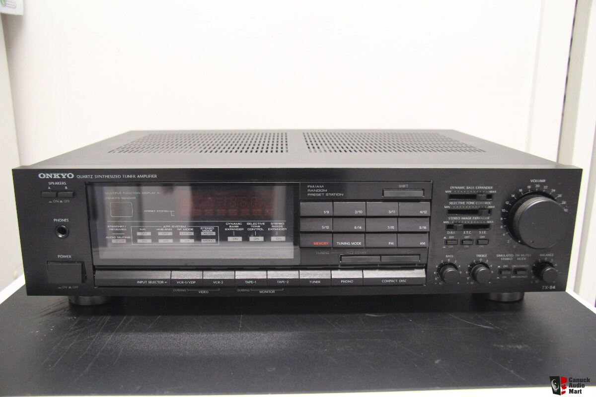 Onkyo TX84 Quartz Synthesized Tuner Amplifier Photo 1093942 Canuck