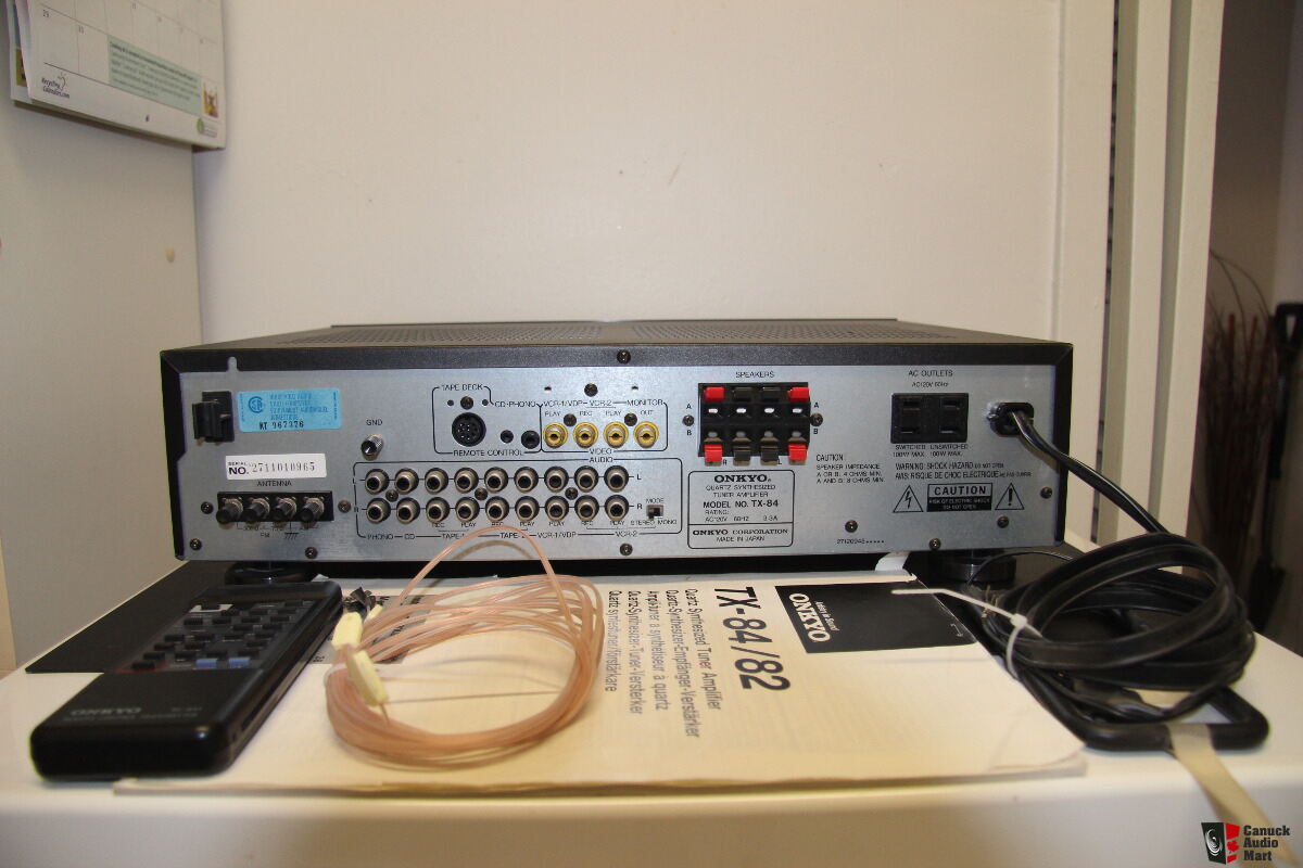 Onkyo TX84 Quartz Synthesized Tuner Amplifier Photo 1093944 Canuck