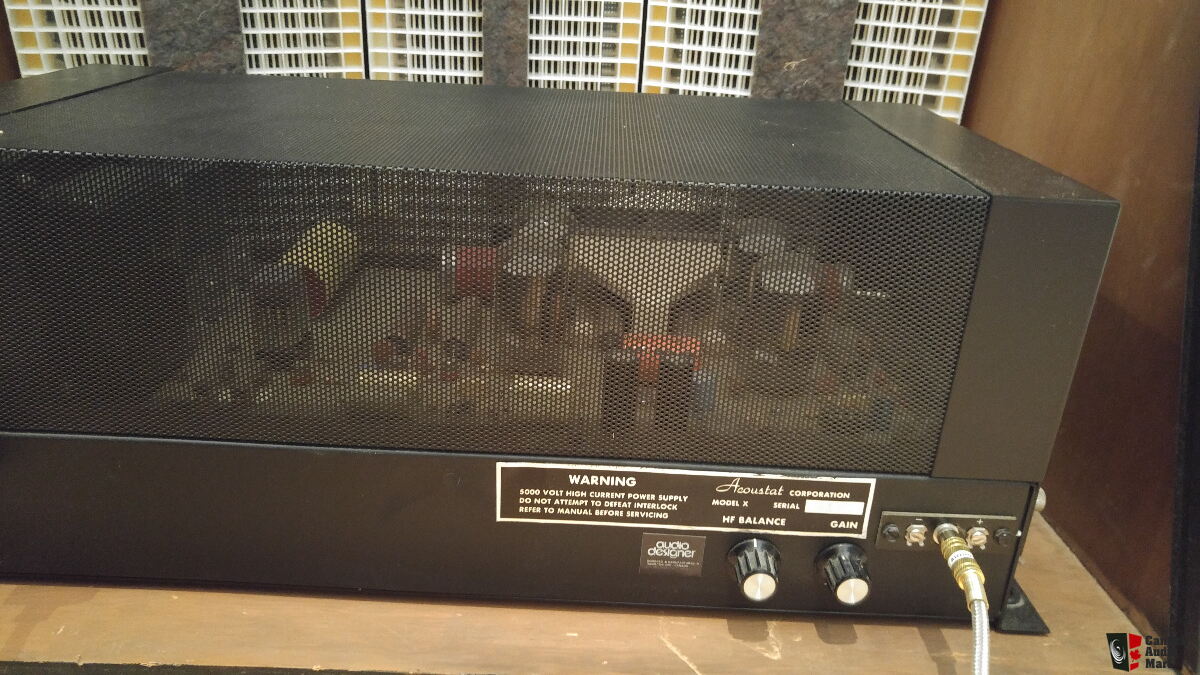 Vintage Acoustat X Direct Drive Electrostatic Speakers (sale pending)