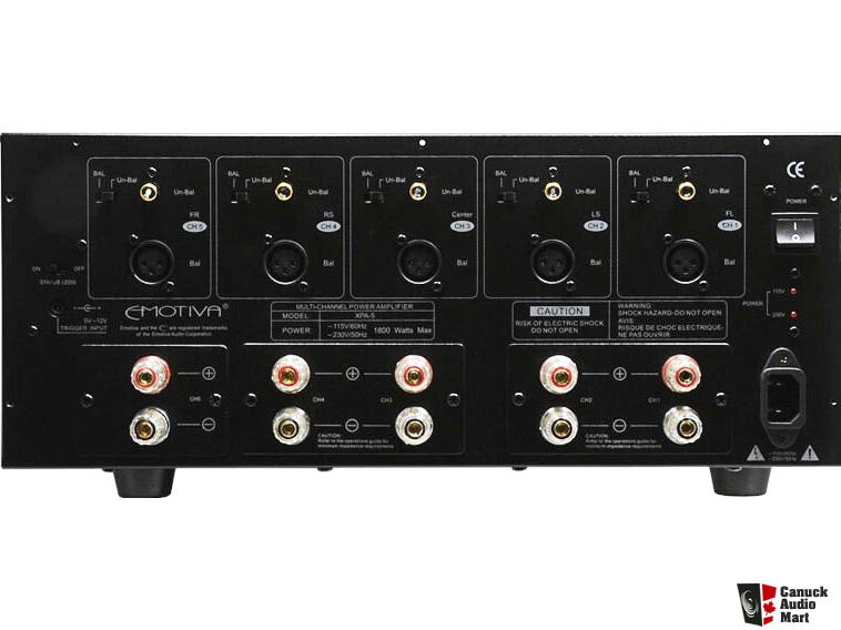 Emotiva XPA-5 gen 1 Photo #1236955 - Canuck Audio Mart