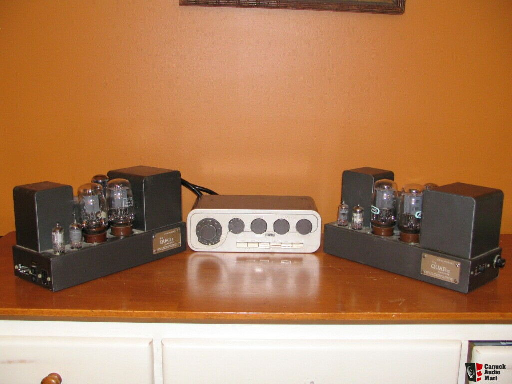 Quad II power amplifiers and Quad 22 preamp GEC KT66 Photo #123531