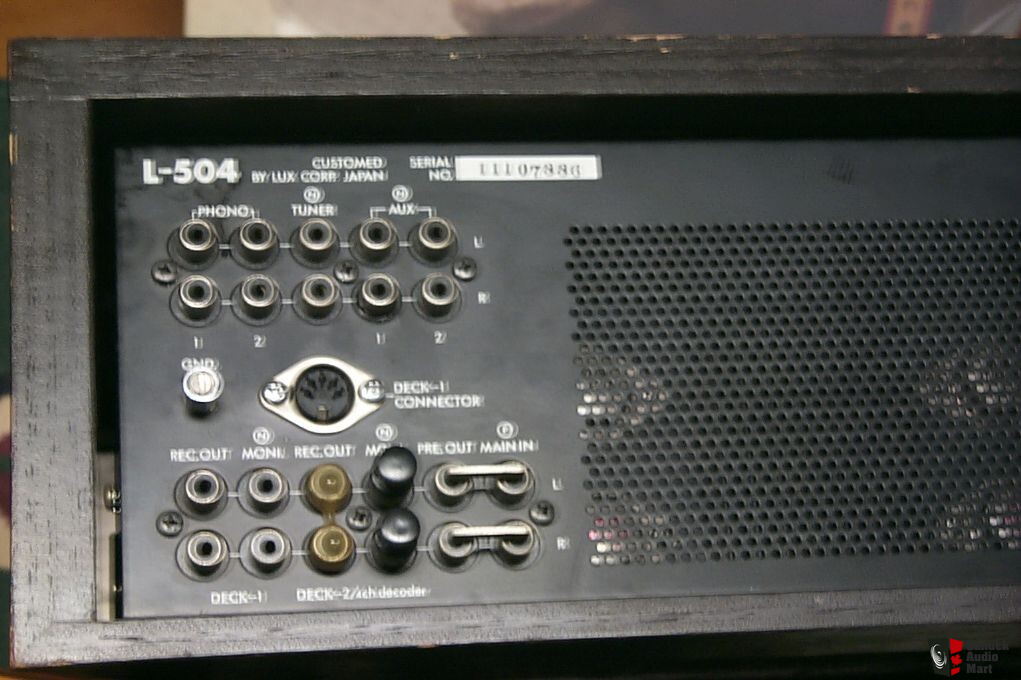 LUXMAN L-504 接点メンテ済 - オーディオ機器