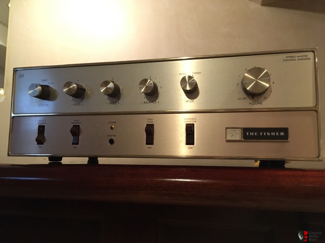 Super The Fisher Tx-50 Stereo Master Control Amplifier ...