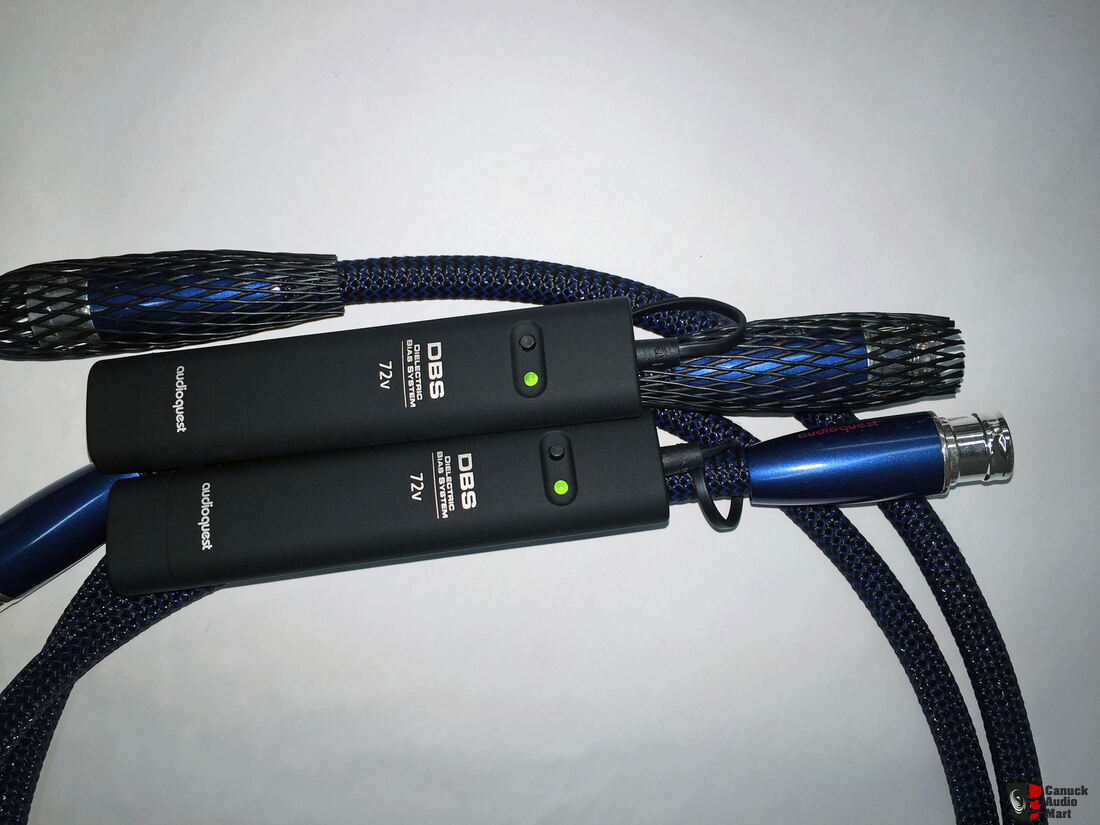 Audioquest Interconnect Cable Water XLR Balanced 1 meter with DBS 72v *** Sale Pending Photo
