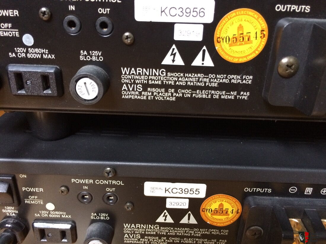 Mcintosh MC 7100 2 Consecutive Serial Number Late Model With BALANCE 