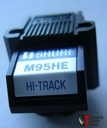 SHURE M95HE HI−TRACK 純正針付 +テクニカ MS−8 装着+spbgp44.ru