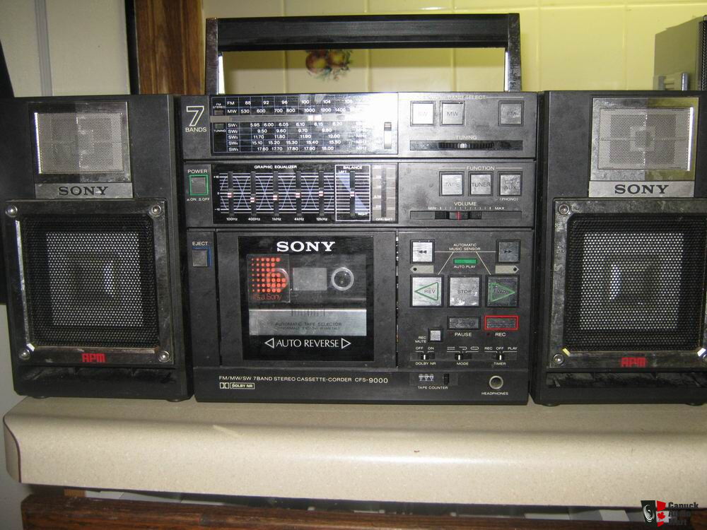 Sony Cfs 9000 Portable Stereo System Photo 245006 Canuck Audio Mart