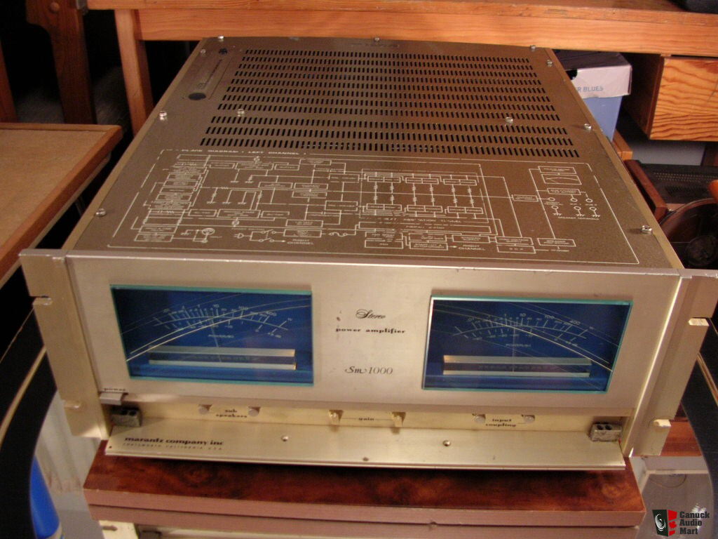 MARANTZ SM-1000 ESOTEC. CLASS A. 95 LBS. 400 WPC RMS. $5000 IN 1979 ...
