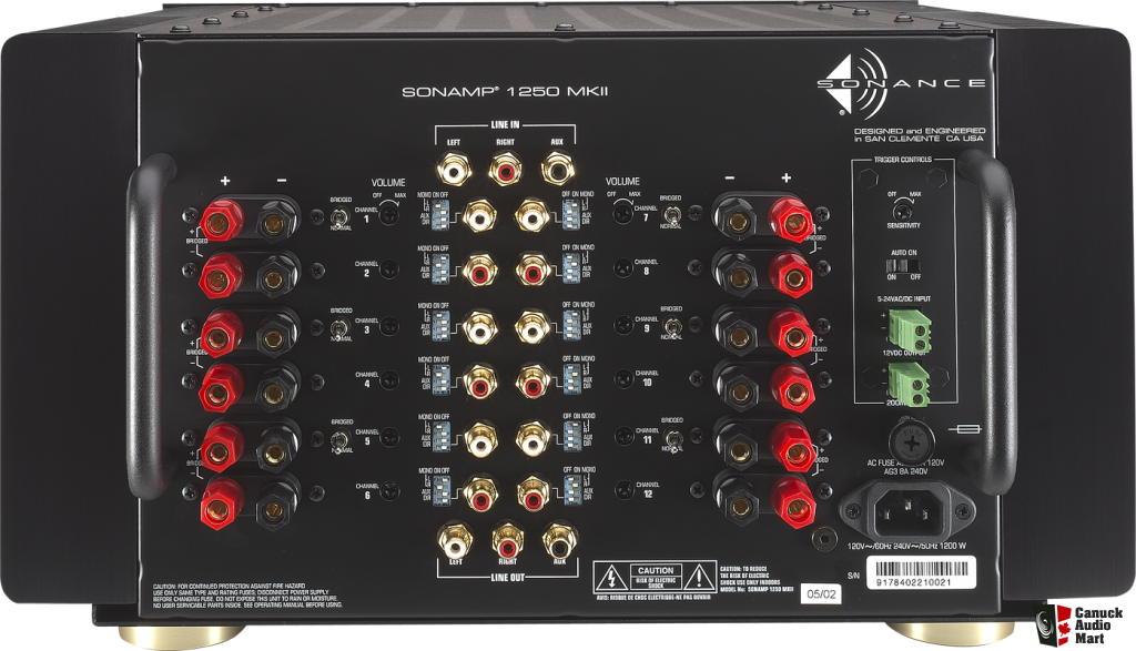 REDUCED Sonance Sonamp 1250 MKII profession Matrix Power Amplifier