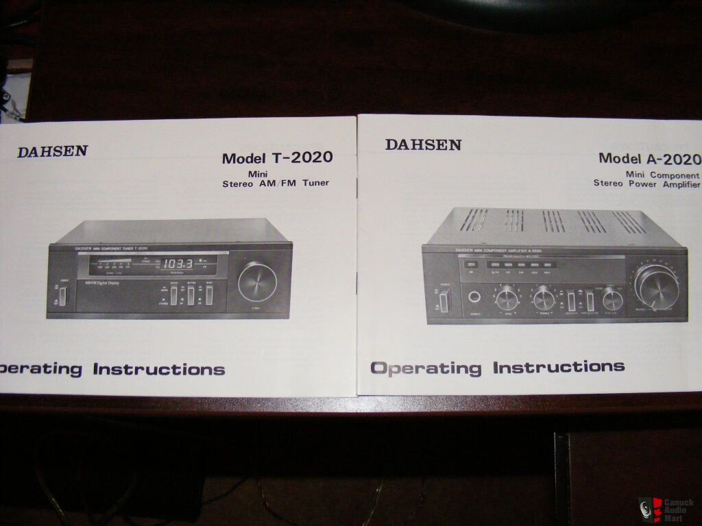 609966 dahsen_model_a2020_and_t2020_mini_stero_amp_and_tuner