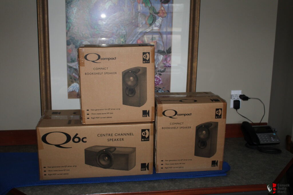 Kef Q Compact and Q6c bookshelf and centre channel Photo #666459