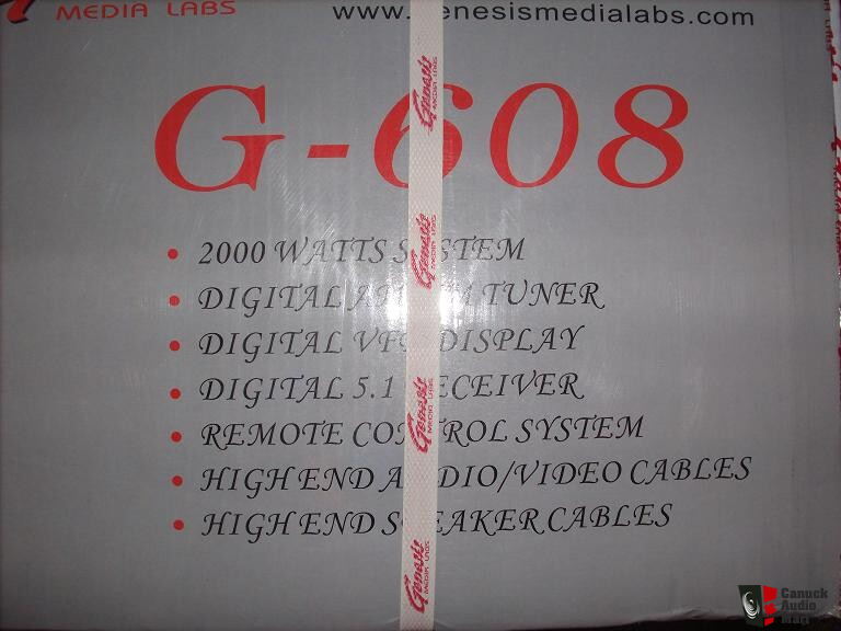 Genesis Media Lab G608 Photo 90769 Canuck Audio Mart