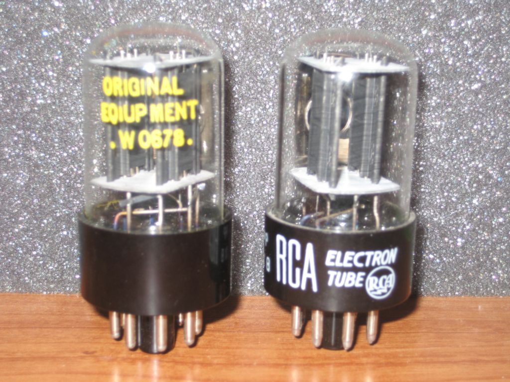 Paire De Tubes Préampli RCA 6SN7GTB – Vintage, Pour Ampli Audio