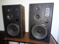 Realistic Optimus 45 speakers (Tandy group), 70W max, Made in