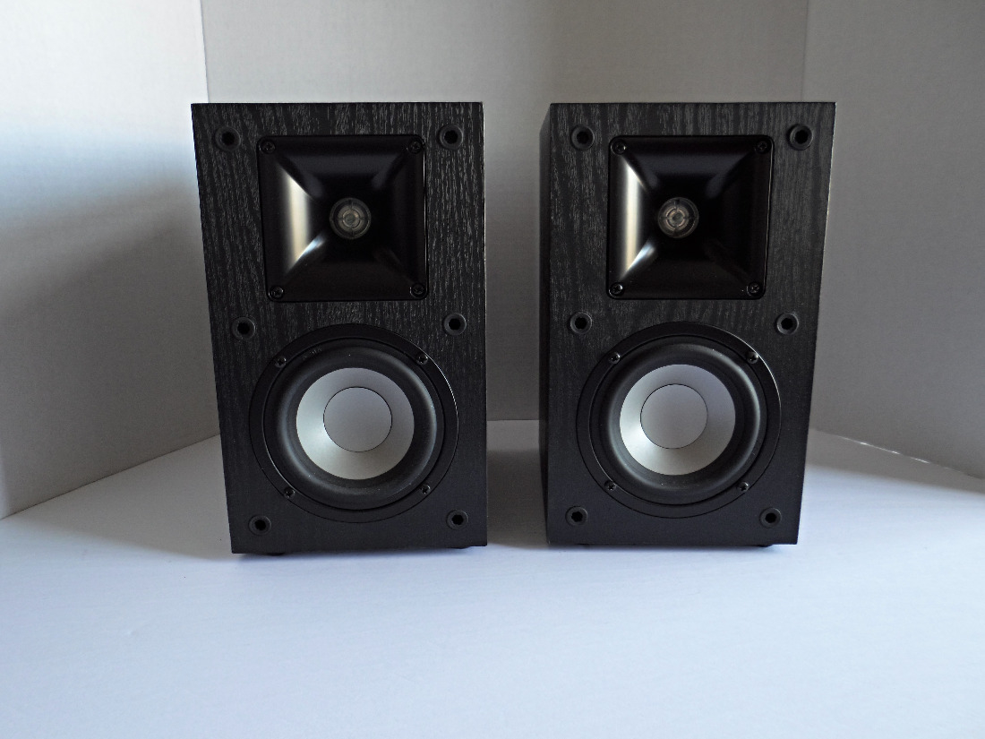 Pair Of Klipsch Synergy B 10 50 Watt Bookshelf Speakers For Sale