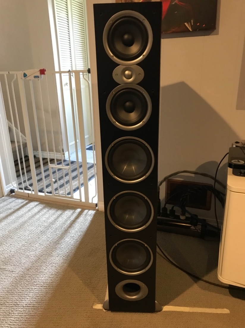 Polk Audio RTiA9 speakers pair in black wood veneer For