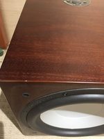 Monitor Audio Subwoofer. Silver RXW12 Walnut. Very Nice Sound For