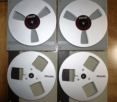 7 Inch Philips and Basf Metal Take Up Reels For Sale - Canuck Audio Mart