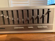 JVC JVC SEA 60 Stereo Graphic EQUALIZER Vintage silber guter Zustand 