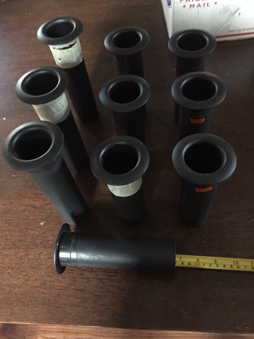 Speaker Port Tubes x10 and Speaker Port Flanges x25 for 2" ABS pipe For