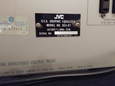 JVC SEA-R7 S.E.A. Graphic Equalizer For Sale Or Trade - Canuck