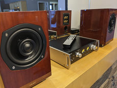 TEAC S-300 NEO speakers High-gloss cherry wood - Mint! For Sale