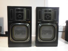 Vintage Pair of SONY APM 9 3 WAY Speakers For Sale Canuck Audio Mart