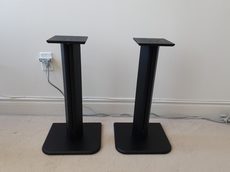 Sanus BF24 Basic Series 24 Tall Stand for Bookshelf Speakers (Pair, Black)  