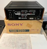 X Rare Flagship 1974 SONY POWER Amp TAN-8250 w/ complete original