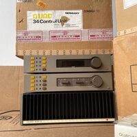 QUAD HiFi Stereo, 405-2 Power Amp, FM4 Tuner, Control 34 Preamp