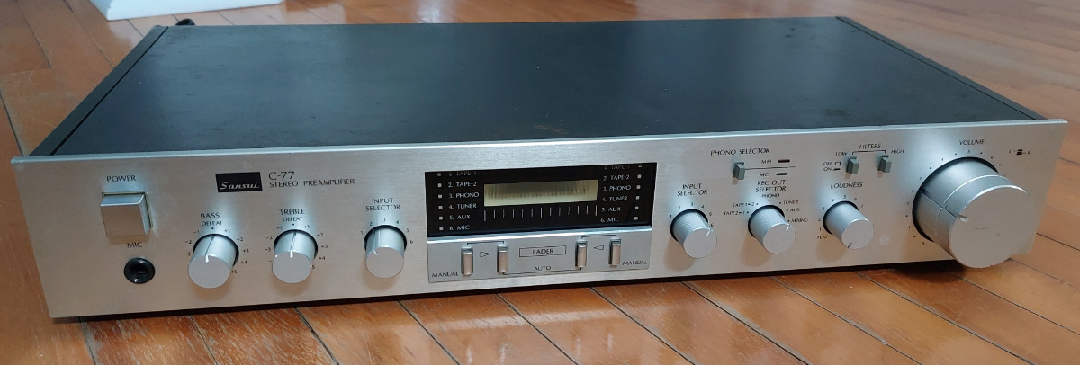 Used Sansui C77 Control amplifiers for Sale | HifiShark.com