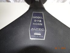 Altec LANSING 511-B Sectoral Horn & Driver For Sale - Canuck Audio Mart