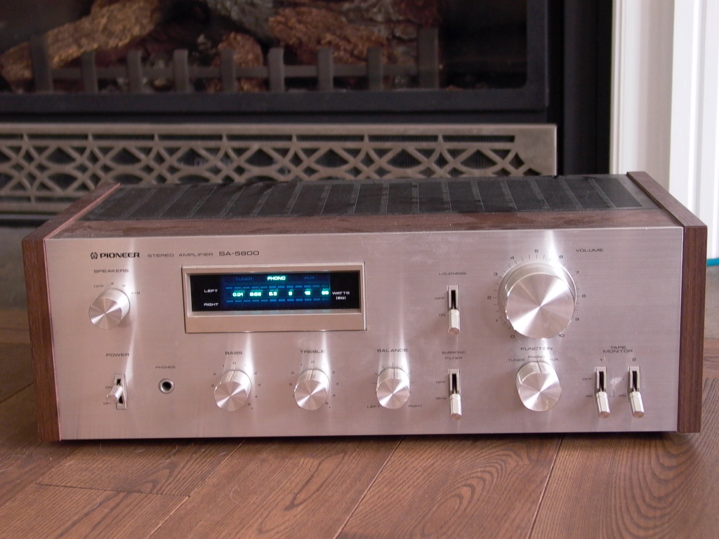 1980 PIONEER SA-5800 AMPLIFIER EXCELLENT! For Sale