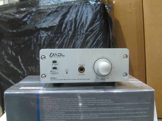 ADL By Furutech GT40a Alpha Mm mc Phono 24 192 DAC ADC And Headphone 