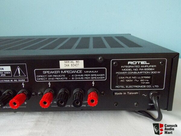 Ampli Intégré Rotel RA-935BX - Audiophile - Son D'exception - Occasion