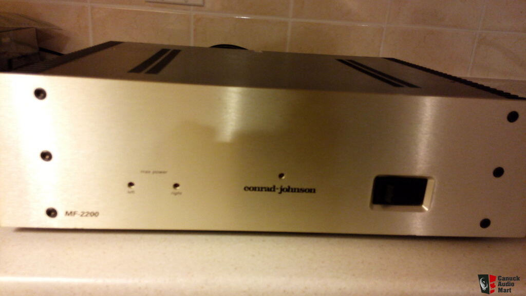 Conrad Johnson Mf20 Power Amplifier Photo Canuck Audio Mart