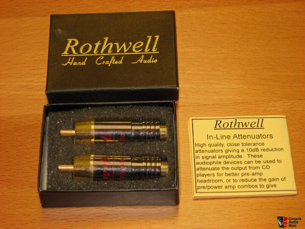 Rothwell Inline Attenuators For Sale Canuck Audio Mart