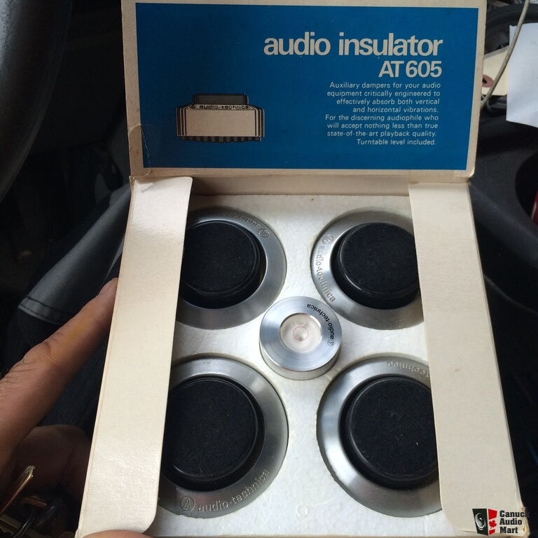 Audio Technica At 605 Insulators And Level Photo 1056073 Canuck Audio Mart