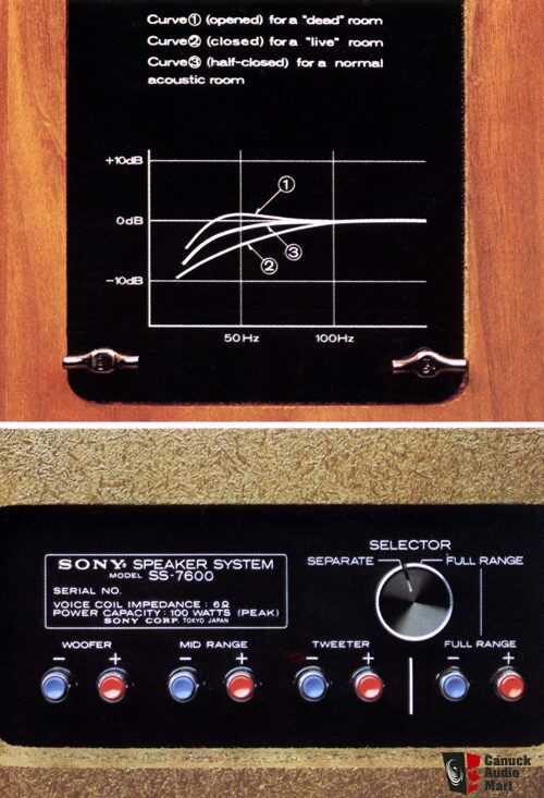 sony ss 7600 speakers