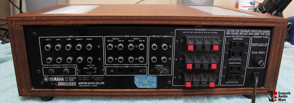 Yamaha Ca 1000 Integrated Amplifier Sale Pending Photo Us Audio Mart