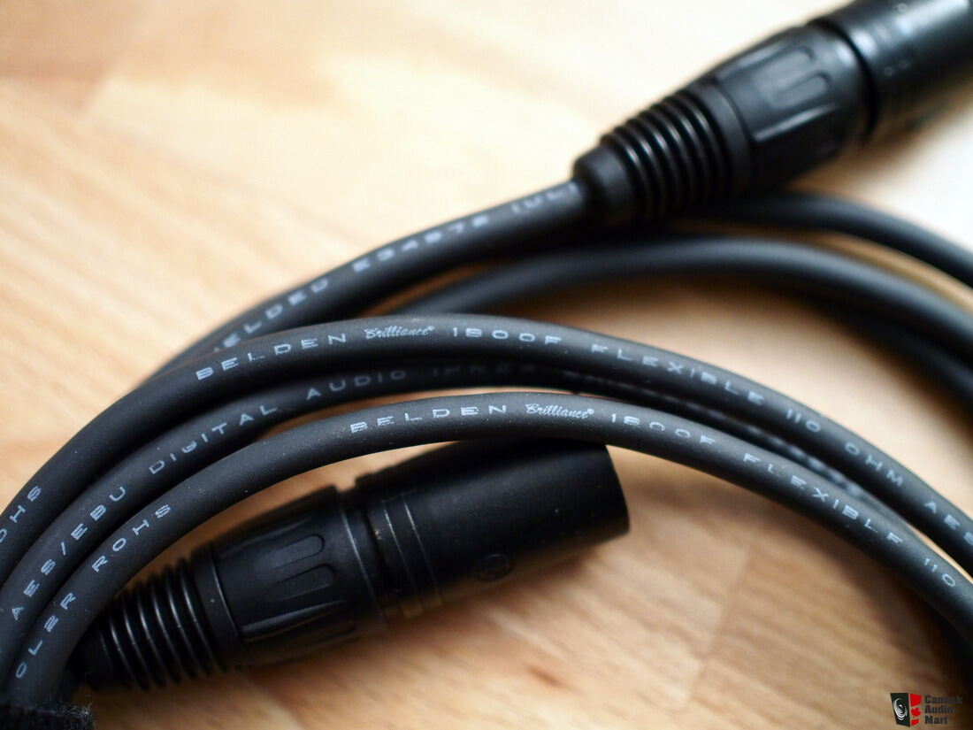 Uddrag håber Uretfærdig Blue Jeans Cable XLR Cables - Belden 1800F, 5 feet long, Male to Female -  Black Photo #1081141 - UK Audio Mart
