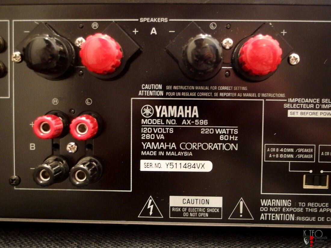 Yamaha AX-596 Integrated Amp Photo #1086691 - Canuck Audio Mart