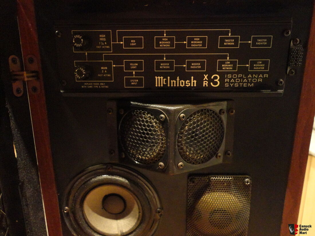 mcintosh xr3 speakers