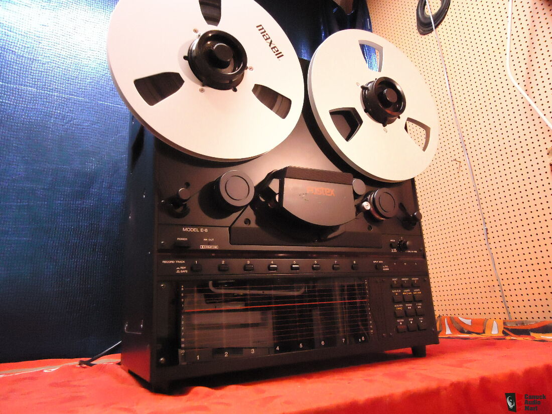 Fostex E-8 E8 8-Track Reel to Reel Tape Deck+Nab Hubs+Reels-Excellent  Condition For Sale - Canuck Audio Mart