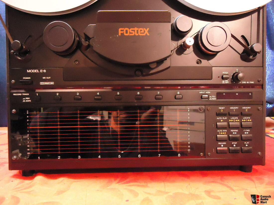 Fostex E-8 E8 8-Track Reel to Reel Tape Deck+Nab Hubs+Reels-Excellent  Condition Photo #1100343 - US Audio Mart