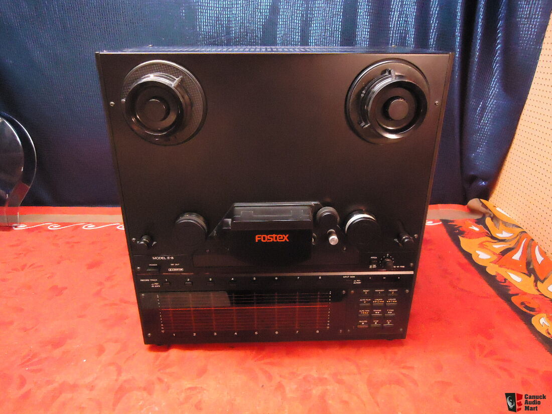 Fostex E-8 E8 8-Track Reel to Reel Tape Deck+Nab Hubs+Reels-Excellent  Condition Photo #1100346 - Canuck Audio Mart